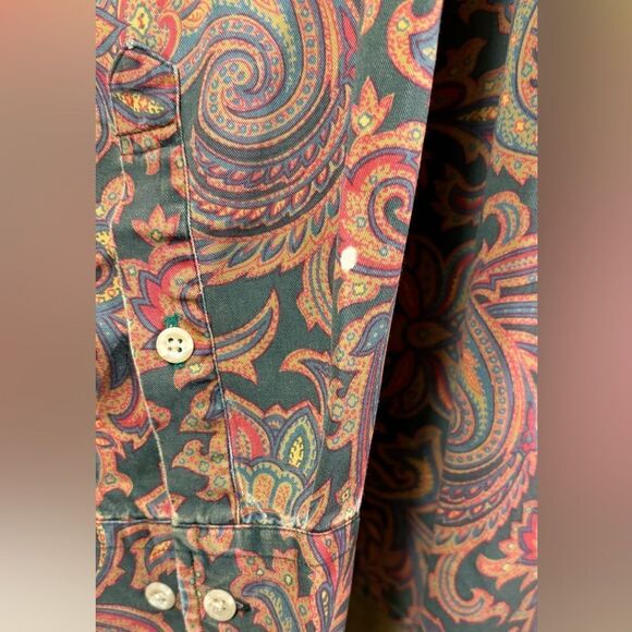 Tommy Hilfiger 100% Cotton Dress Floral Print Shirts Size XL - Picture 6 of 8